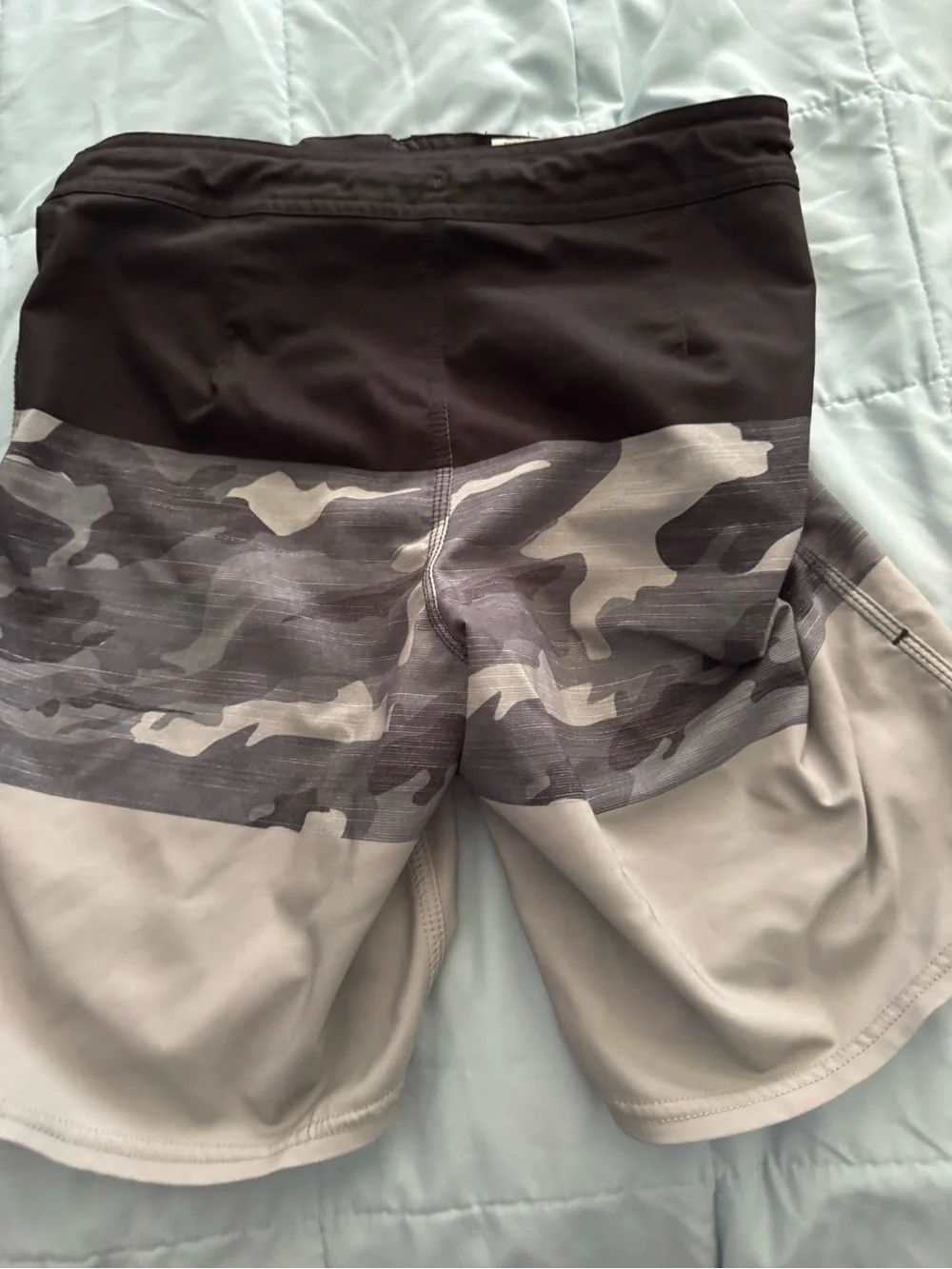 O'Neill Men's Black and Gray Camo Board Shorts